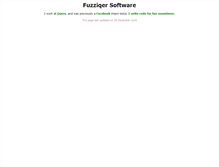 Tablet Screenshot of fuzziqersoftware.com